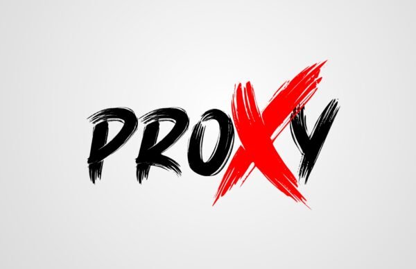 proxy-grunge-brush-stroke-word-text-for-typography-icon-logo-design-vector