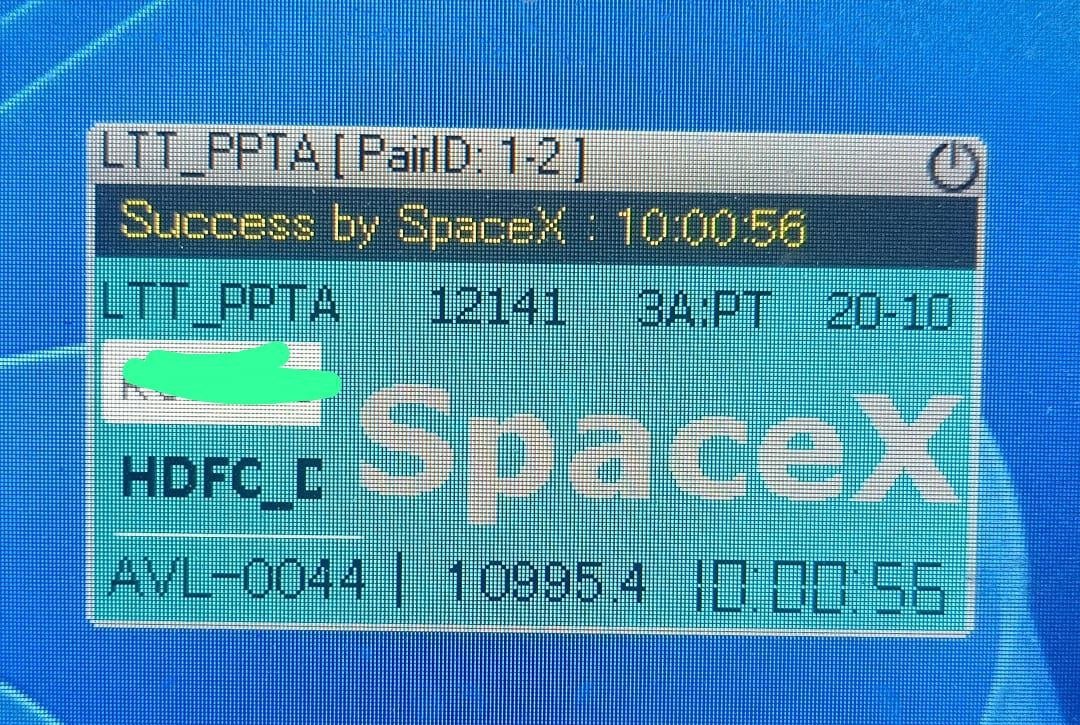 SpaceX Tatkal software