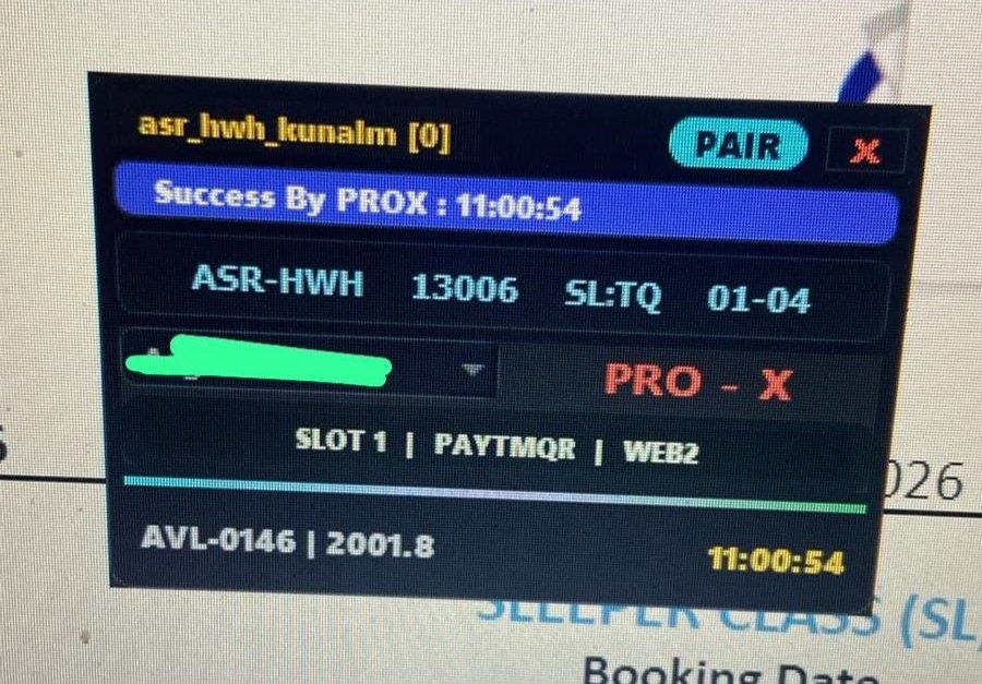 ProX Tatkal Software - Image 2